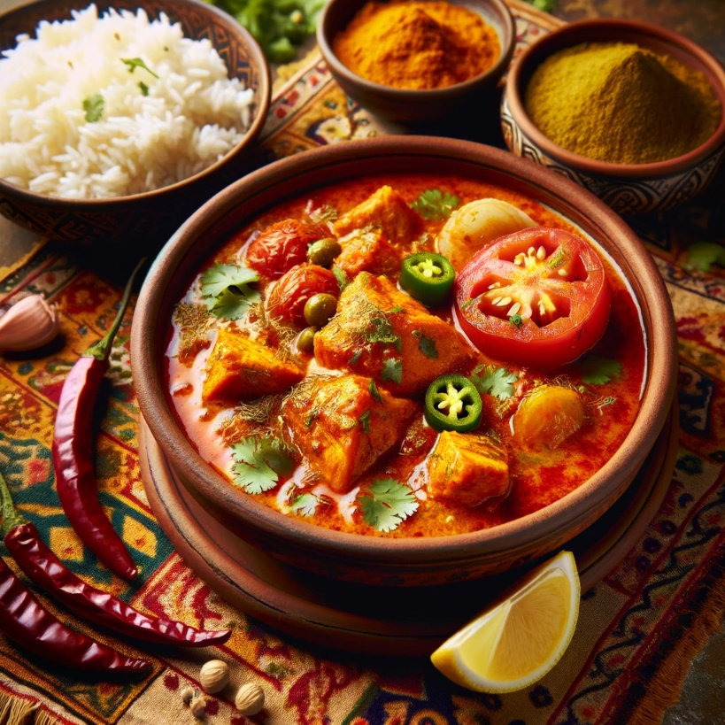 Punjabi fish curry